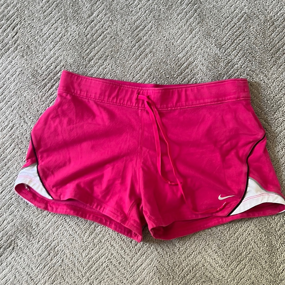 Pink Nike shorts
